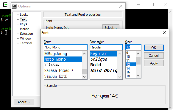 cygwin-font-select
